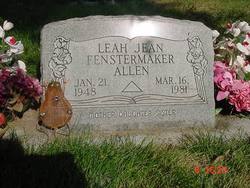 Leah Jean <I>Fenstermaker</I> Allen 