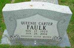 Queenie <I>Carter</I> Faulk 