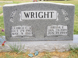 Freda Elizabeth <I>Stegall</I> Wright 