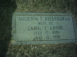 Augusta Elizabeth <I>Hilderbran</I> Arndt 