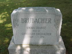 Emma <I>Shantz</I> Brubacher 