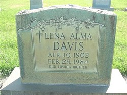 Lena Alma <I>Green</I> Davis 