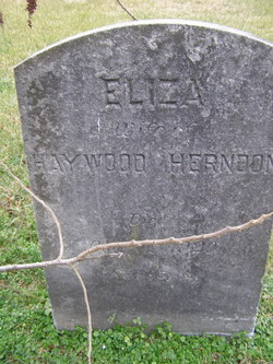 Elizabeth Frances “Eliza” <I>Bridwell</I> Herndon 