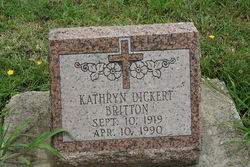 Kathryn <I>Dickert</I> Britton 