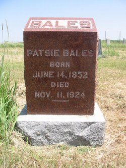 Patsie <I>Crosswhite</I> Bales 