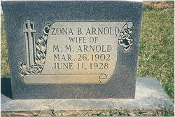 Zona Bell <I>Hardy</I> Arnold 