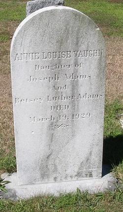 Annie Louise Vaughn Adams 