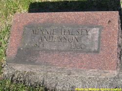 Minnesota “Minnie” <I>Halsey</I> Anderson 