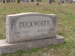 Matilda <I>Shuford</I> Duckworth 
