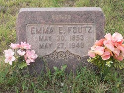 Emma Elizabeth <I>Crossland</I> Foutz 