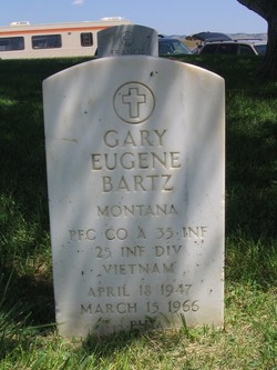 PFC Gary Eugene Bartz 