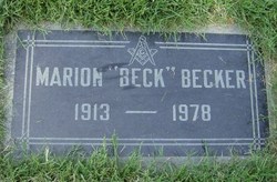 Marion Lewis “Beck” Becker 