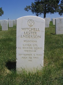 LCpl Mitchell Lester “Mitch” Anderson 