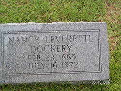Nancy <I>Leverette</I> Dockery 