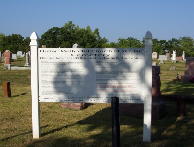 United Methodist Church of Saint Clair Cemetery