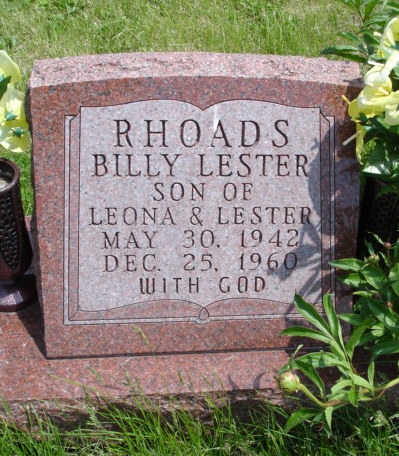 Billy Lester Rhoads (1942-1960)
