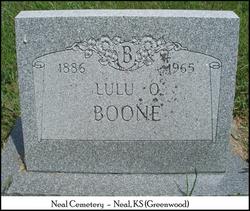 Lulu Olive Boone 