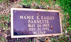 Mamie E <I>Easley</I> Barnette 