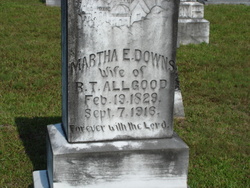 Martha Evelyn <I>Downs</I> Allgood 