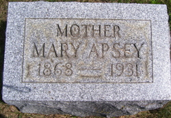 Mary <I>Johnston</I> Apsey 