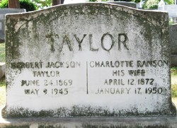 Charlotte Alexander <I>Ranson</I> Taylor 