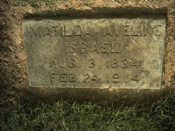 Matilda Aveline <I>Jones</I> Israel 