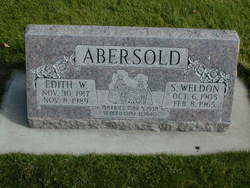 Edith <I>Woodward</I> Abersold 