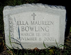 Ella Maureen <I>Jarboe</I> Bowling 