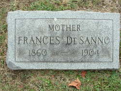 Frances J. “Fannie” <I>Billington</I> De Sanno 