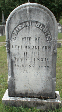Abigail <I>Clute</I> Anderson 