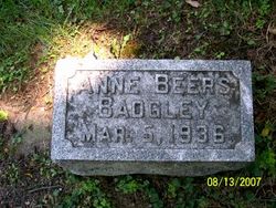 Anne <I>Beers</I> Badgley 