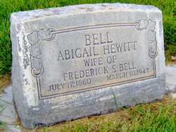 Abigail <I>Hewitt</I> Bell 