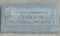 Eunice <I>Hammond</I> Clawson 