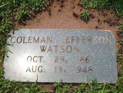 Coleman Jefferson Watson 