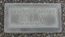 Ernestine “Tine” <I>White</I> Bryars 