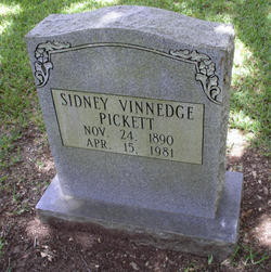 Sidney Vinnedge Pickett 
