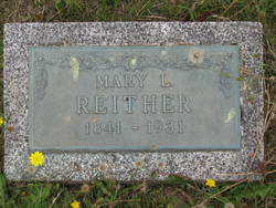 Mary Louise <I>Wolf</I> Reither 