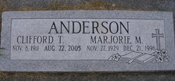 Marjorie M Anderson 