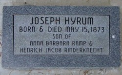 Joseph Hyrum Rinderknecht 