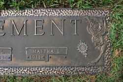 Martha L. <I>Baker</I> Clement 
