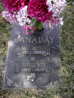 2LT Ernest F Canaday 