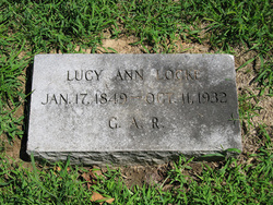 Lucy Ann <I>Holcomb</I> Locke 