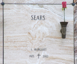 Lillian Margaret <I>Argabright</I> Sears 