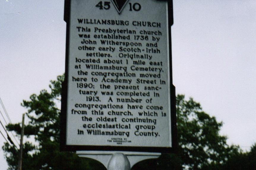 Williamsburg Presbyterian Cemetery