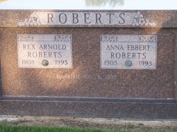 Anna Sarah <I>Ebbert</I> Roberts 