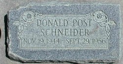 Donald Post Schneider 