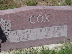 Blanche Olga <I>Davis</I> Cox 