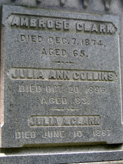 Julia Ann <I>Collin</I> Clark 