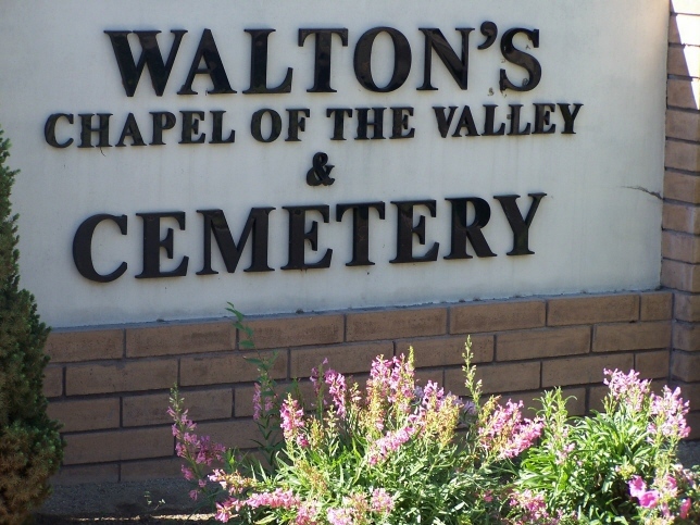Waltons Chapel of the Valley Cemetery