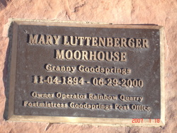 Mary “Granny Goodsprings” <I>Luttenberger</I> Moorhouse 
